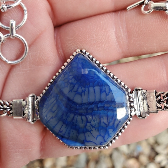 New Solar Agate 925 Silver Bracelet. - Picture 10 of 12